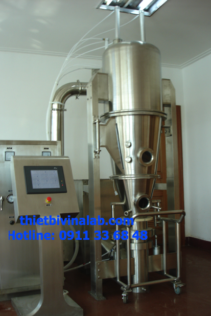 Máy sấy tầng sôi tạo hạt 5 kg/mẻ